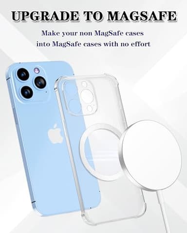 KALAPOP Metal Rings 6PCS,Ultra-Thin(0.4mm)for MagSafe Sticker/Magnetic Adapter/Phone Cases/Wireless charger,Compatible with iPhone 17/Air/16/15/14/13,Galaxy S24/S23/S22/Kindle,For Mag Safe Accessories - Image 2