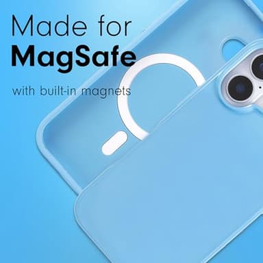 Sonix Case for iPhone 16 | Compatible with MagSafe | 10ft Drop Tested | Gloss Light Blue - Image 3