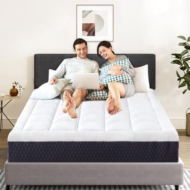 ONENICE 12 Inch King Mattress in a Box, Breathable Gel-Memory Foam Plus Pillowtop Mattress for Pressure Relief, CertiPUR-US Certified Bed in a Box, Fiberglass-Free - Image 7