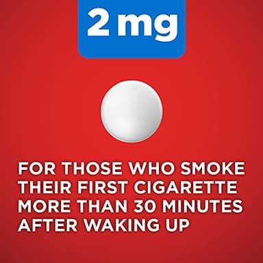 Amazon Basic Care Nicotine Polacrilex Lozenge 2 mg, Cherry Flavor, Stop Smoking Aid, 168 Count - Image 2