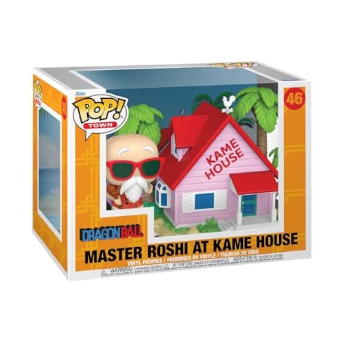 Funko Pop! Town: Dragon Ball - Master Roshi at Kame House - Collectable Vinyl Figure - Gift Idea - Official Merchandise - Toys for Kids & Adults - Anime Fans - Model Figure for Collectors - Image 1