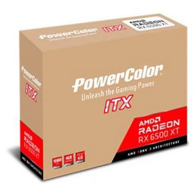 PowerColor AMD Radeon RX 6500 XT ITX Gaming Graphics Card with 4GB GDDR6 Memory - Image 2