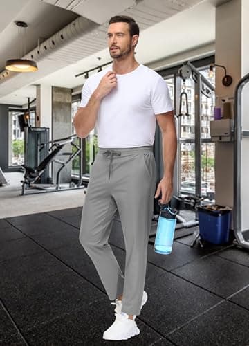 MIVEI 34" Inseam Men's Sweatpants with Zipper Pockets Men Joggers Running Workout Athletic Gym Track Tall Pants - Image 4