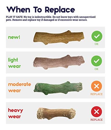 Petstages Dogwood Durable Dog Chew Toy, Medium - Long Lasting Chew Stick Made with Real Wood - USA Made, M - Image 5