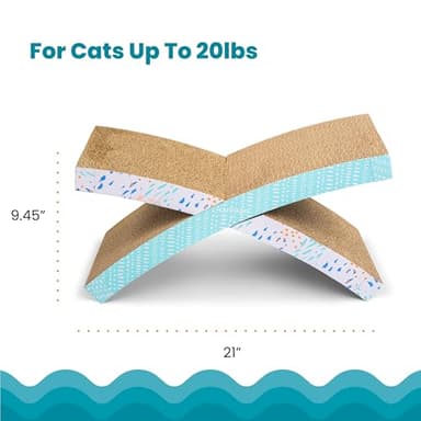 Catstages Easy Life Hammock Cat Lounger & Scratcher – Elevated Spot with Catnip, Comfortable & Multifunctional Design, Supports Cats Up to 20lbs - Image 5