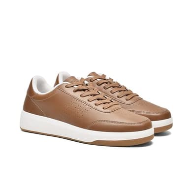 Bruno Marc Men's Casual Arch Support Fashion Sneaker Comfortable Dress Shoes SBFS2322M,Brown, Size 11 - Image 2