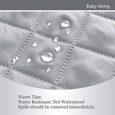 Easy-Going Reversible Oversized Couch Cover for 3 Cushion Couch Sofa Cover for Dogs Water Resistant Furniture Protector Cover with Foam Sticks for Pet (Oversized Sofa, Light Gray/Ivory) - Image 4