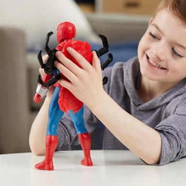 Marvel Spider-Man Thwip Blast Spider-Man Action Figure with Accessories, 11-Inch-Scale Super Hero Toys for Kids Ages 4 and Up - Image 4