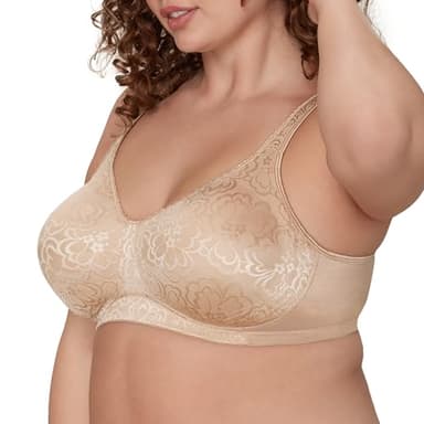 Playtex Women's 18-Hour Ultimate Lift Wireless Full-Coverage Bra, Single or 2-Pack, Nude - Image 2