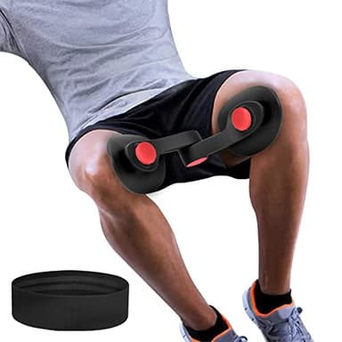 Tinrief Thigh Exerciser Kegel Exerciser, Pelvic Floor Trainer, Kegel Trainer for Postpartum Rehabilitation, Trimmer Inner Thigh, Thigh Toner Workout (Black,35 LB) - Image 1