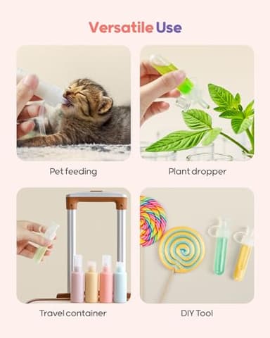 Nuliie Colostrum Collector Kit 7ml/8pcs, Leakproof, Reusable Breast Milk Collector, Heat & Freezer Resistant, BPA-Free, With Cotton Cloth Wipe, Storage Case, Cleaning Brush - Ready-to-Use for Newborns - Image 8