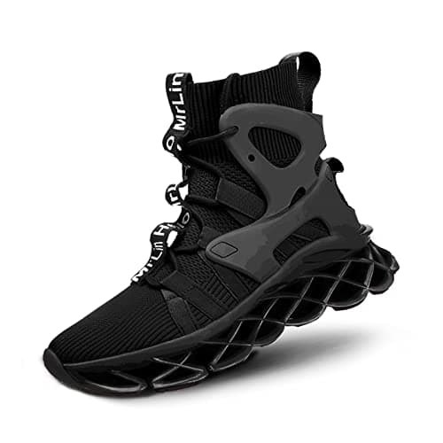 Hello MrLin Men's Running Shoes Non Slip Athletic Tennis Walking Blade Type Sneakers Hip Hop - Image 1