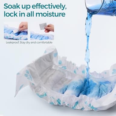 Bestle Male Dog Wrap, Disposable Dog Diapers, 40 Count, L (Waist 23.6”-31.5”), Wetness Indicator, Ultra Protection, Leak Proof, Super Absorbent, Soft - Image 5