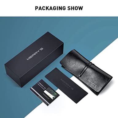 MERRY'S Rectangular Polarized Sports Sunglasses for Men Women Cycling Driving Fishing UV400 Protection S8225 - Image 6