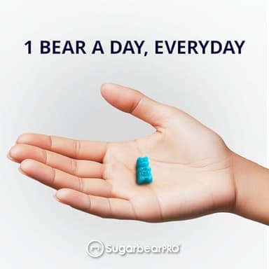 Sugarbear Hair Vitamin Gummy 2 Month Supply Extra Strength Biotin 6000mcg, Growth for Men & Women, Vegan Vitamin B12, MSM, Inositol, Omega 3, Elderberry, Certified Kosher, Halal, Cruelty-Free - Image 8