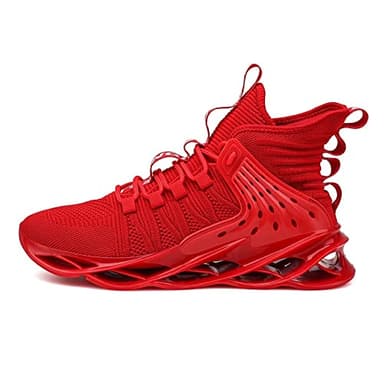 Hello MrLin Men's Running Shoes Non Slip Athletic Tennis Walking Blade Type Sneakers Hip Hop - Image 2