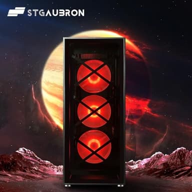 STGAubron Gaming PC Computer Desktop, Intel Core i7 up to 3.9G, GeForce GTX 1660 Super 6G, 16G RAM, 512G SSD, 600M WiFi, BT 5.0, RGB Fan x6, Windows 11 Home - Image 5