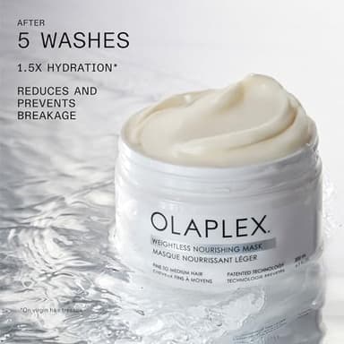 Olaplex Weightless Nourishing Mask: Cuticle Sealing Mask to Hydrate & Volumize Fine to Medium Hair, 200 ml / 6.7 Fl. Oz. - Image 3