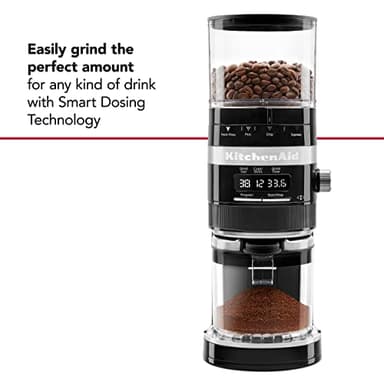 KitchenAid Burr Coffee Grinder - KCG8433 - Onyx Black - Image 2