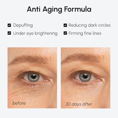MAREE Under Eye Balm Stick Hydrating - Retinol Caffeine Under Eye Brightener Stick for Older Women - Collagen Under Eye Cream for Dark Circles & Wrinkles - Skin Care Treatment Moisturizer - Image 3