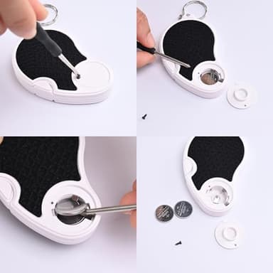 TECHSHARE Magnifying Glass with Light, Lighted Magnifying Glass, 5X Handheld Pocket Magnifier Small Illuminated Folding Hand Held Lighted Magnifier for Reading Coins Hobby Travel - 45 Mm Diameter - Image 6