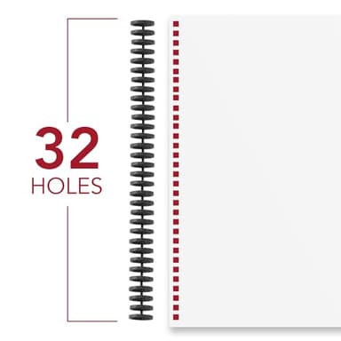 GBC Binding Spines / Spirals / Coils, 5/8" Diameter, 110 Sheet Capacity, ProClick, Black, 100 Pack (2514517) - Image 3