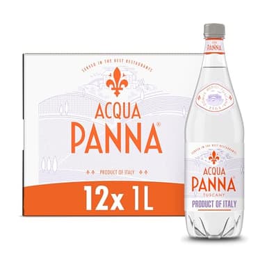 Acqua Panna Natural Spring Water, 33.8 Oz Plastic Bottles (12 Pack) - Image 1