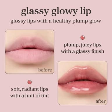 NOONI Korean Lip Oil - Appleginseng | Lip Stain, Gift, Long-Lasting, Moisturizing, Plumping, Revitalizing for Dry Lips, Waterproof, No Peel Off, Korean Lip Tint 0.12 Fl Oz - Image 2