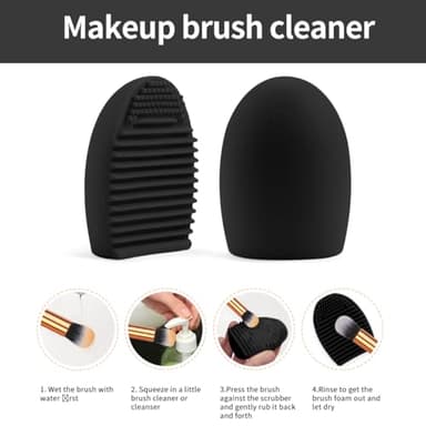 MAANGE Makeup Brushes 54 Pcs Makeup Tool Set, Multi-functional Makeup Kit Premium Synthetic Brush Make up Brushes Set for Women Girl (Black, 54 Pcs) - Image 8