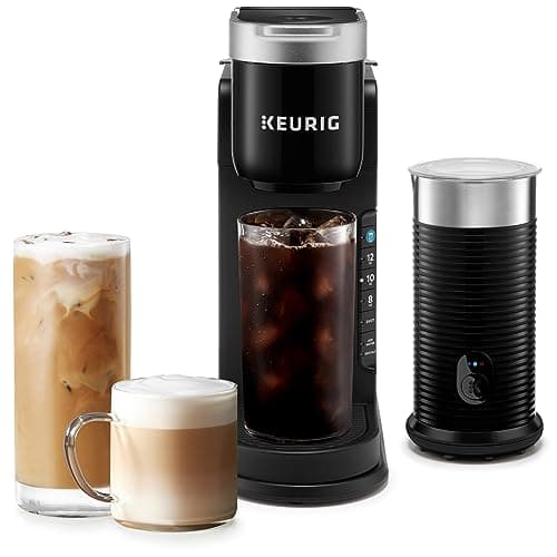 Keurig K-Café Barista Bar Single Serve Coffee Maker and Frother, with 3 Brew Sizes, Hot and Cold Coffee Capabilities, 2oz Coffee Shot Button, Black - Image 1