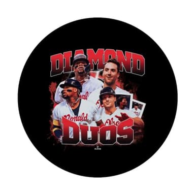 Ronald Acuna Jr. & Matt Olson | Atlanta Duos | MLBDDUO4005 PopSockets Adhesive PopGrip - Image 3