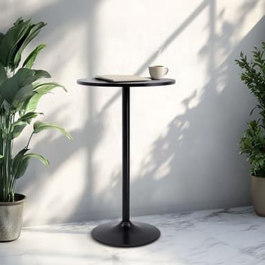 FDW Bistro Pub Table 40 Inch Height Cocktail Table Round Bistro Bar Table for Home and Kitchen Dining - Image 5