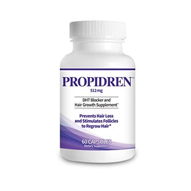 Propidren by HairGenics - DHT Blocker & Hair Growth Capsules to Prevent Hair Loss & Stimulate Hair Follicles, to Stop Hair Loss & Regrow Hair. Proprietary Anti-Hair Loss & Hair Regrowth Treatment. - Image 1