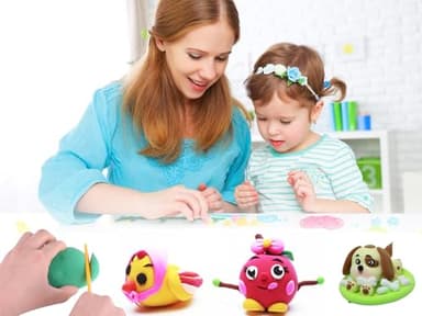 Air Dry Clay 24 Colors, Modeling Clay for Kids, DIY Molding Magic Clay, Toy Gifts for Age 3+ Years Old Boys Girls Kids - Image 8
