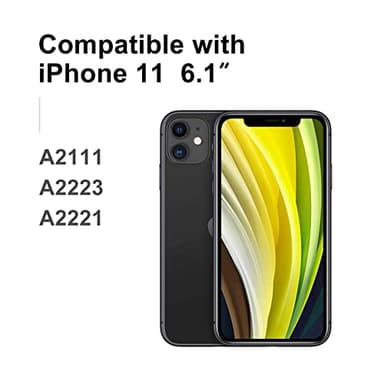 LL TRADER Screen Replacement for iPhone 11 LCD Retina 6.1'' FHD Display COF Touch Screen Digitizer with Repair Tool Kits, Waterproof Tape, Screen Protector(for Model A2111, A2223, A2221) - Image 2