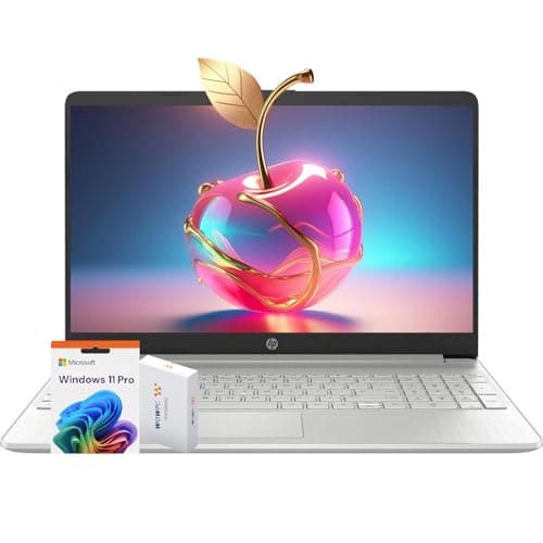 HP Latest 15" Laptop, Intel Celeron N4120 Quad-core Processor, 32GB RAM, 1TB SSD, 15.6" HD Micro Edge LED Display, Fast Charge, SD Card Reader, Windows 11 Pro, WOWPC Recovery USB (Renewed) - Image 1