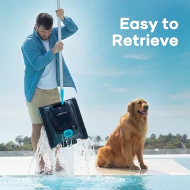 AIPER Scuba S1 Cordless Robotic Cleaner, Smart Navigation for Inground Pools up to 1,600 Sq.ft, Wall and Waterline Cleaning Vacuum - Image 8