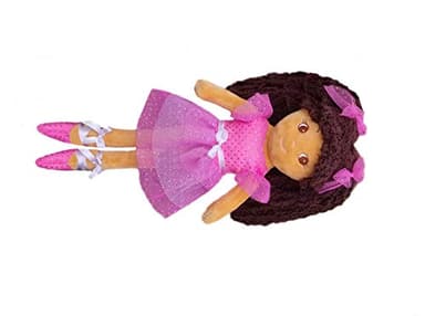 GirlznDollz 600576 Elana Multicolor Ballerina Doll, 14", Pink, Purple - Image 2