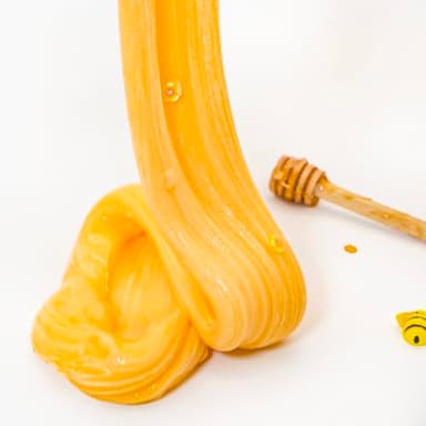 DIY Clay Honey themed slime(7oz) - Jelly Textured Slime - Handmade Slime - ASMR Slime - Image 5
