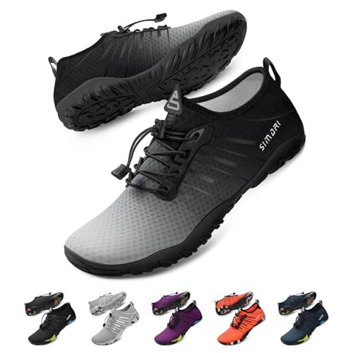 SIMARI Water Shoes for Women Men - Barefoot Quick-Dry Aqua Socks | Lightweight Swim Shoes for Surfing, Swimming, Beach Sports, Kayaking, Diving | Non-Slip Design - Image 1