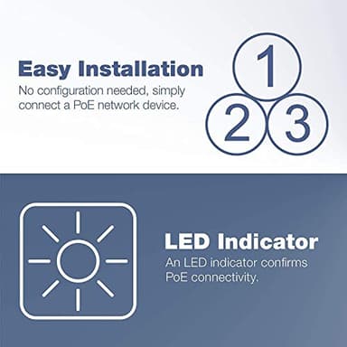 TRENDnet Gigabit Power Over Ethernet Injector, Full Duplex Gigabit Speeds, 1 x Gigabit Ethernet Port, 1 x PoE Gigabit Ethernet Port, Network Devices Up to 100M (328 ft), 15.4W, Black, TPE-113GI - Image 7