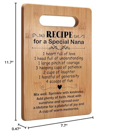 Popular Birthday Gifts for Nana, Cutting Board Gift for Nana, Cute Grandma Gifts from Grandchild, Mother's Day Gifts for Nana - Image 3