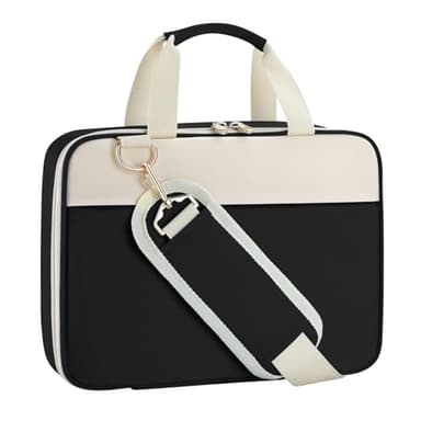 CASIRENA Bible Covers for Women - Extra Large Size Bible Carrying Case, Church Bible Bag with Padded Handle, Adjustable Shoulder Strap, Zippered Pockets, Perfect Gifts for Church Religious - Image 1