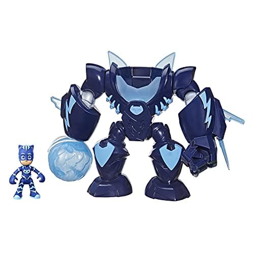 PJ Masks Robo-Catboy Preschool Toy with Lights and Sounds for Kids Ages 3 and Up, Catboy Robot Suit with Action Figure - Image 1