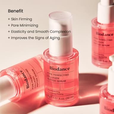 BIODANCE Pore Perfecting Collagen Peptide Serum, Skin Firming & Radiance Boost, Plumping, Pore Care, Makeup Prep Serum for All Skin Types, Korean Skincare, Stocking Stuffers | 1.01 fl.oz x 1 ea - Image 4