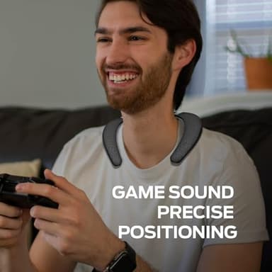 Monster Boomerang Neckband Bluetooth Speaker - Wireless Wearable Speaker with 12H Playtime, IPX7 Waterproof, True 3D Stereo Sound for Home, Sport, Outdoor - Black - Image 7