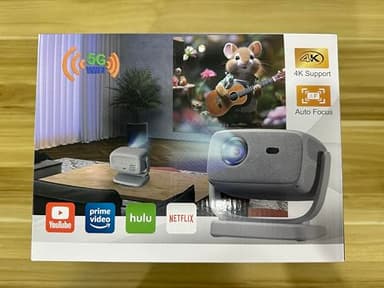 [Auto Focus/4K Support]A8 Projector with 5G WiFi and Bluetooth , 600 ANSI Native 1080P Outdoor Movie Projector, Auto 6D Keystone , Home Theater Projector compatible with Phone/TV Stick/PC - Image 10