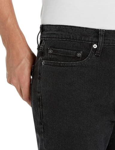 Amazon Essentials Men's Slim-Fit Jeans - Discontinued Colors, Washed Black, 30W x 30L - Image 4