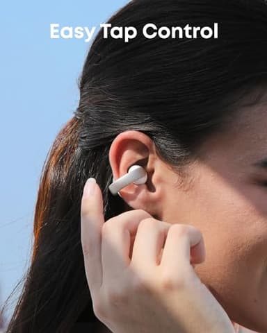 Soundcore AeroClip by Anker, Open-Ear Earbuds, Clip-On Headphones, Adaptive Comfort, Clear Calls with 4 Mics and AI, Stable Fit, 12mm Drivers for Powerful Bass, Hi-Res, Open-Ring Design (Renewed) - Image 5