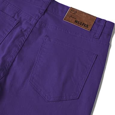 WULFUL Men's Slim Fit Skinny Stretch Comfy Jeans Denim Pants - Image 5